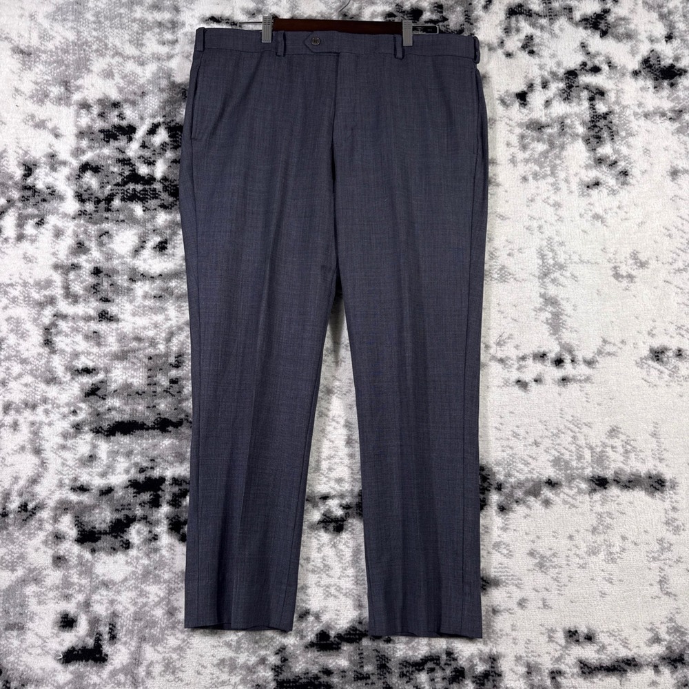 Brooks Brothers Regent Pants Mens 40x30 Gray Wool Stretch Comfort Business